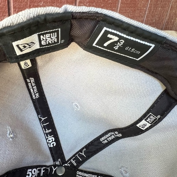 Vintage New Era Boston RedSox MLB 59Fifty Fitted Hat Size 7 3/4 - Picture 4 of 4